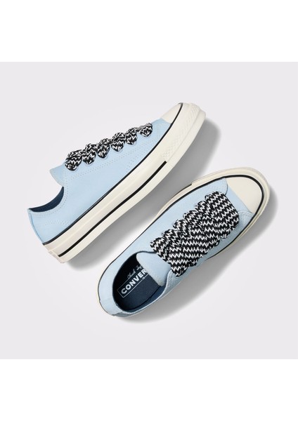 Chuck 70 Unisex Mavi Deri Sneaker