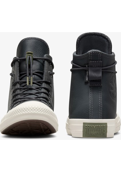 Chuck Taylor All Star Shadow Woods Unisex Lacivert Deri Sneaker modelleri