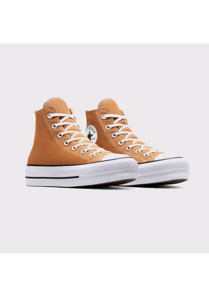 Chuck Taylor All Star Lift Kadın Turuncu Platform Sneaker fiyatları