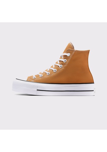 Chuck Taylor All Star Lift Kadın Turuncu Platform Sneaker fırsatları