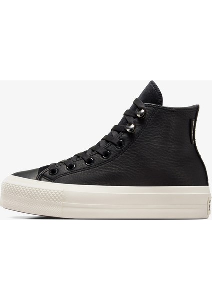 Chuck Taylor All Star Lift Unisex Siyah Deri Platform Sneaker indirimleri