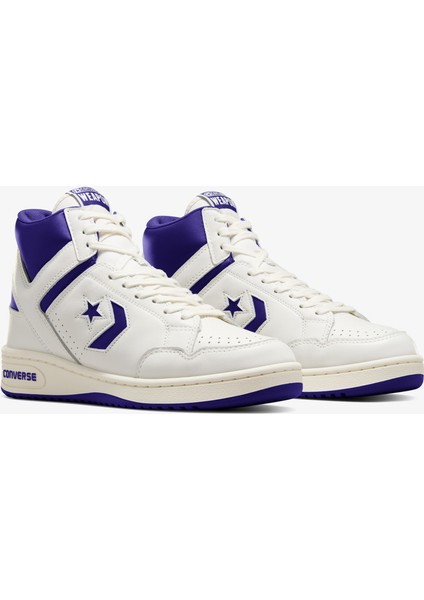Weapon Unisex Mor Deri Sneaker