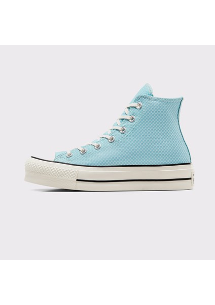 Chuck Taylor All Star Lift Kadın Mavi Platform Sneaker modelleri