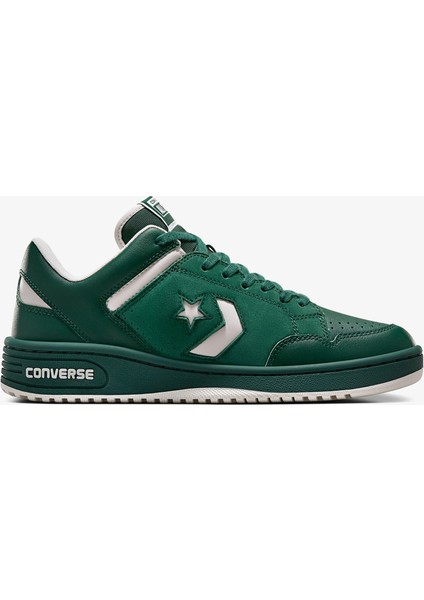 Weapon Unisex Yeşil Deri Sneaker