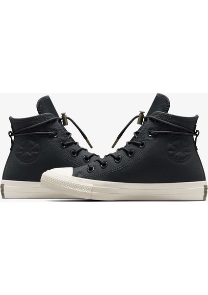 Chuck Taylor All Star Shadow Woods Unisex Lacivert Deri Sneaker