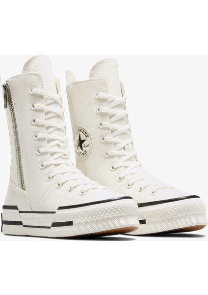 Chuck 70 Plus Unisex Krem Platform Sneaker fiyatları