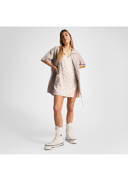 Chuck 70 Plus Unisex Krem Platform Sneaker indirimleri