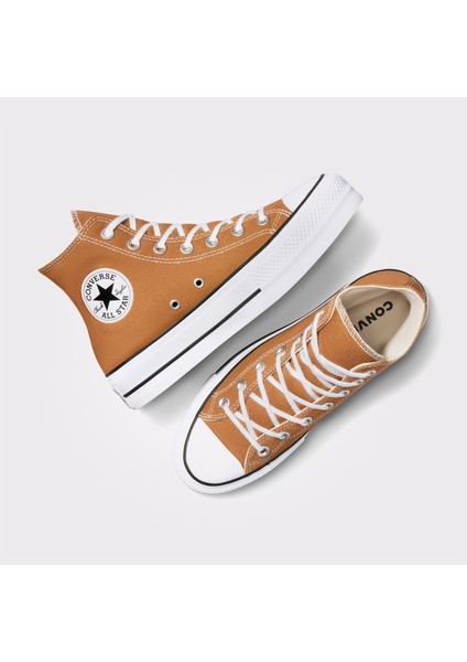 Chuck Taylor All Star Lift Kadın Turuncu Platform Sneaker