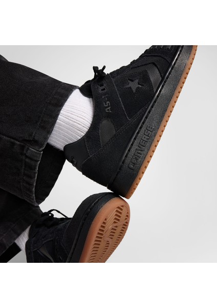 As-1 Pro Unisex Siyah Süet Sneaker
