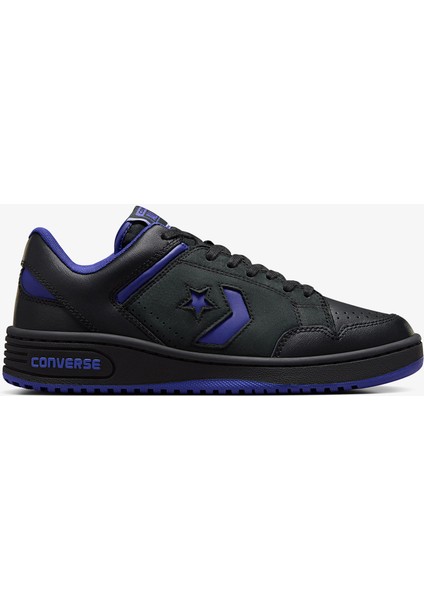 Weapon Unisex Lacivert Deri Sneaker
