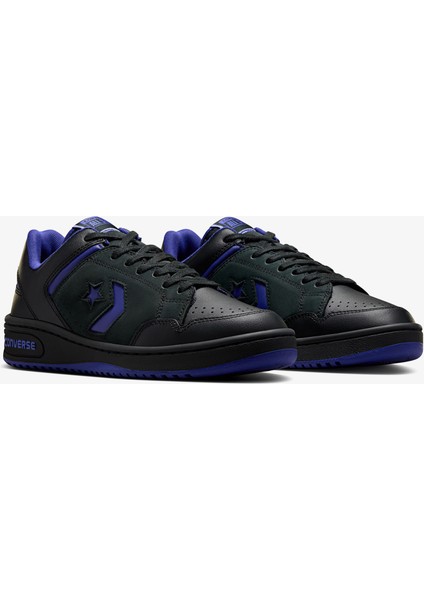 Weapon Unisex Lacivert Deri Sneaker