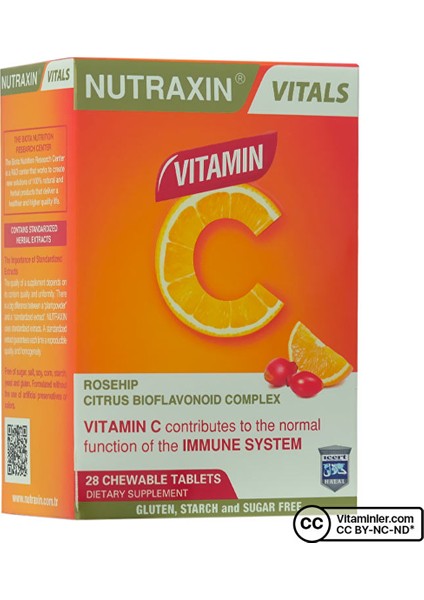 Vitamin C 28 Çiğnenebilir Tablet