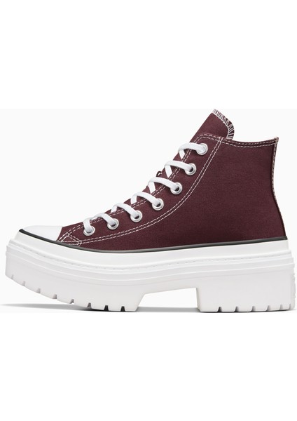 Chuck Taylor All Star Lugged Heel Kadın Bordo Platform Sneaker indirimleri