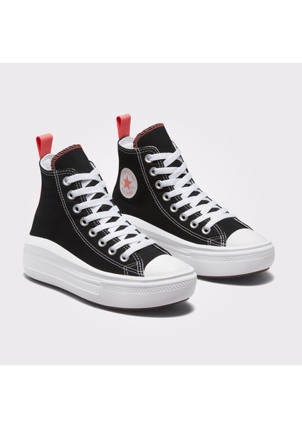 Chuck Taylor All Star Move Canvas Platform Kadın Siyah Sneaker fiyatları