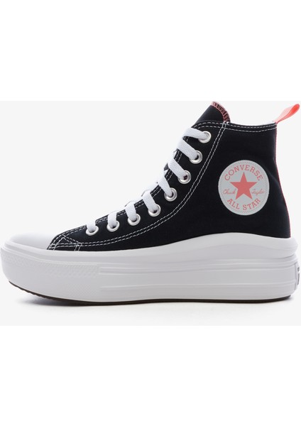 Chuck Taylor All Star Move Canvas Platform Kadın Siyah Sneaker fırsatları