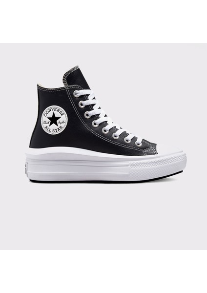 Chuck Taylor All Star Move Platform Foundational Leather Unisex Siyah Sneaker