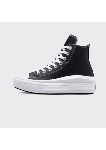 Chuck Taylor All Star Move Platform Foundational Leather Unisex Siyah Sneaker fırsatları