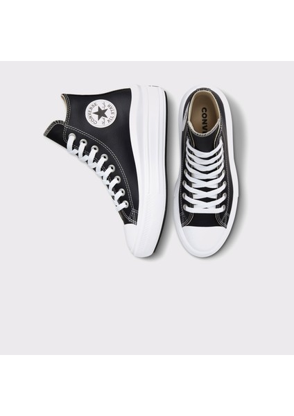 Chuck Taylor All Star Move Platform Foundational Leather Unisex Siyah Sneaker indirimleri