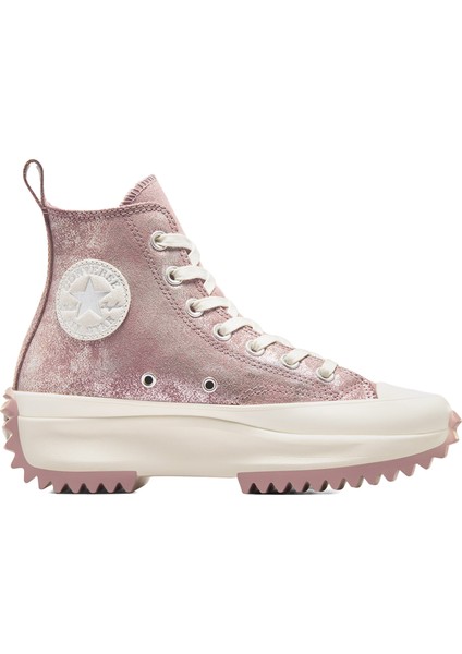 Run Star Hike Unisex Pembe Süet Shimmer Platform Sneaker