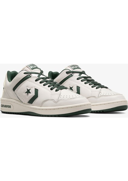 Weapon Unisex Yeşil Deri Sneaker
