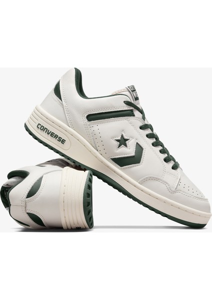 Weapon Unisex Yeşil Deri Sneaker
