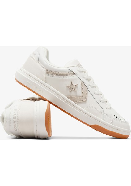 Pro Blaze Unisex Beyaz Deri Sneaker indirimleri