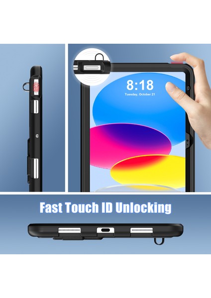 iPad 10. Nesil 10.9 2022 Için Tablet Kılıfı (Yurt Dışından)