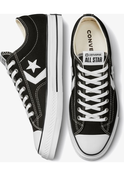 Star Player 76 Premium Canvas Unisex Siyah Sneaker
