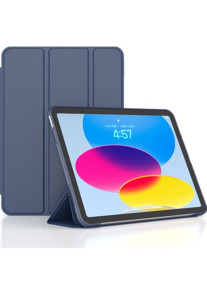 iPad 10. Nesil 10.9 2022 Için 3 Katlı Akıllı Tablet Kılıfı (Yurt Dışından)