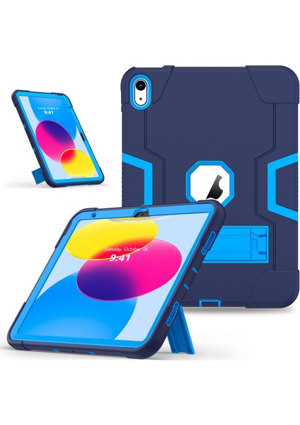 iPad 10. Nesil 10.9 2022 Için Silikon + Pc Tablet Kılıfı (Yurt Dışından)
