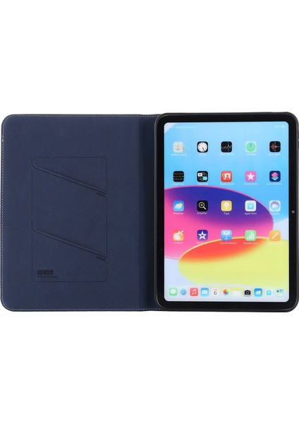 Ipek Dokulu Deri Kılıf iPad 10. Nesil 10.9 2022 Için (Yurt Dışından)
