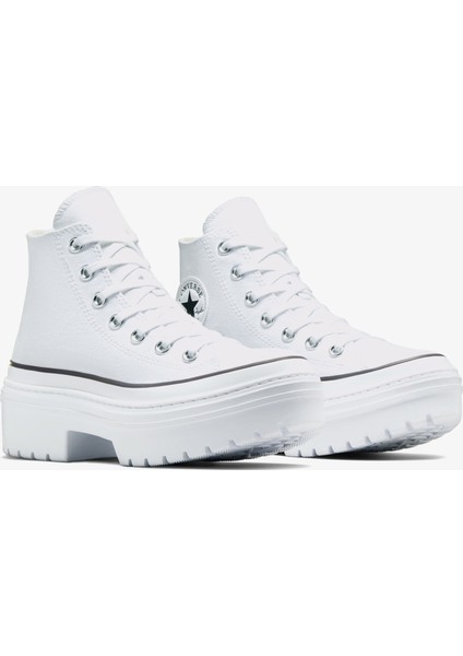 Chuck Taylor All Star Lugged Heel Kadın Beyaz Platform Sneaker