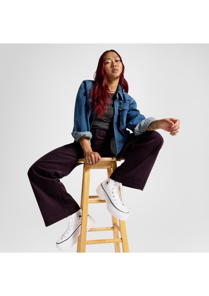 Chuck Taylor All Star Lugged Heel Kadın Beyaz Platform Sneaker