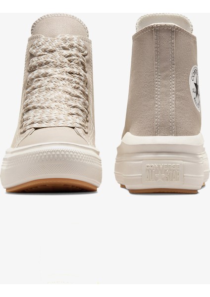 Chuck Taylor All Star Move Platform Kadın Bej Sneaker modelleri
