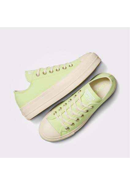 Chuck Taylor All Star Lift Kadın Yeşil Platform Sneaker fırsatları