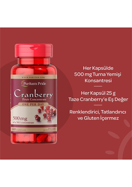 Cranberry 60 Kapsül