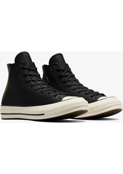 Chuck 70 Unisex Siyah Deri Sneaker
