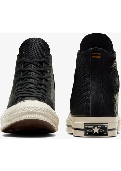 Chuck 70 Unisex Siyah Deri Sneaker