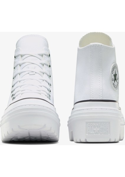 Chuck Taylor All Star Lugged Heel Kadın Beyaz Platform Sneaker modelleri
