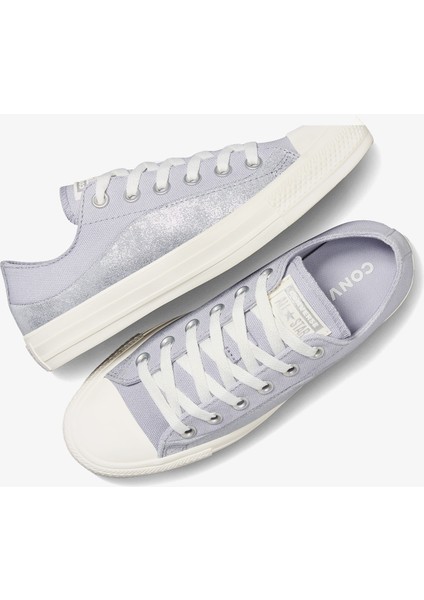 Chuck Taylor All Star Unisex Lila Deri Sneaker