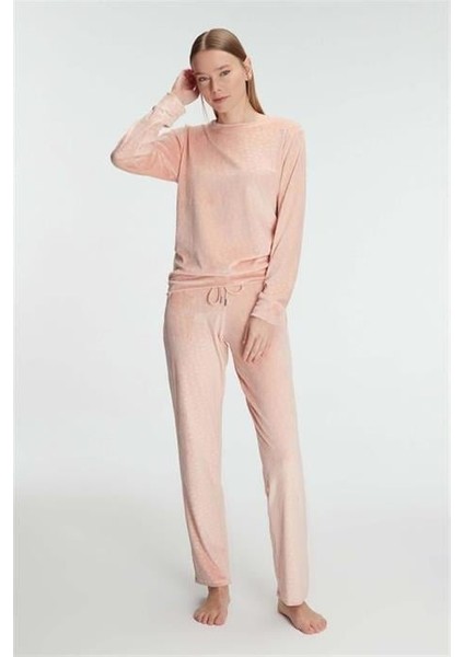 Uzun Kol Sweatshirt ve Pantolon Takım Pijama Takımı
