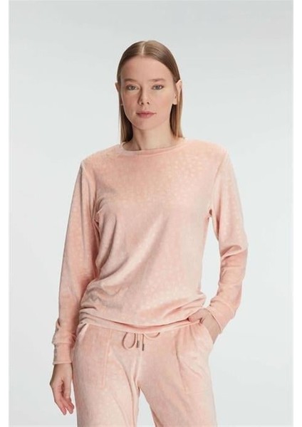 Uzun Kol Sweatshirt ve Pantolon Takım Pijama Takımı