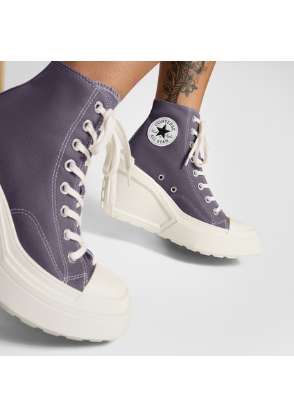 Chuck 70 De Luxe Wedge Unisex Mor Platform Sneaker