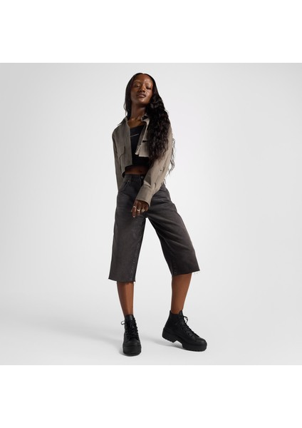 Chuck Taylor All Star Lugged Heel Waterproof Kadın Siyah Deri Platform Sneaker indirimleri
