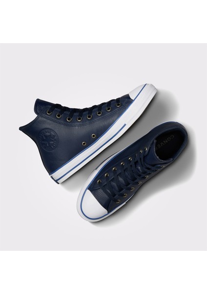 Chuck Taylor All Star Unisex Lacivert Deri Sneaker indirimleri
