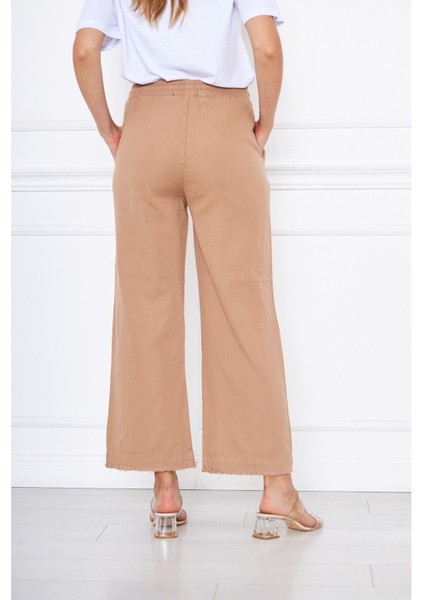 Paça Püsküllü Gabardin Pantolon