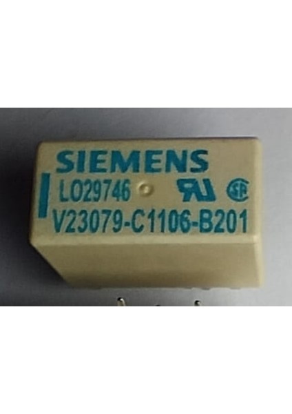 9V Tek Bobinli Çift Kontak Kilitli Röle V23079-C1106-B201