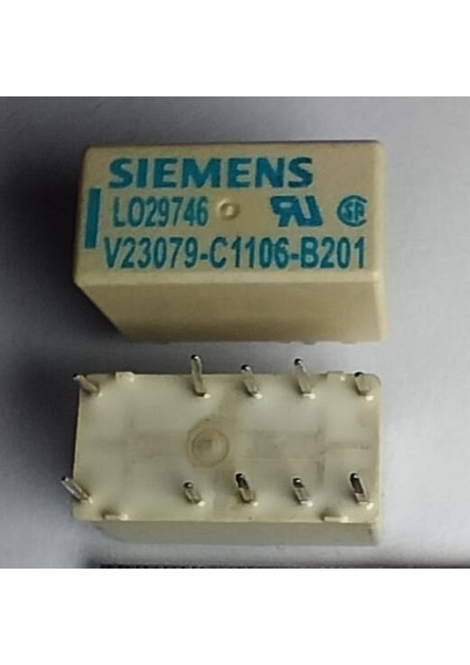 9V Tek Bobinli Çift Kontak Kilitli Röle V23079-C1106-B201
