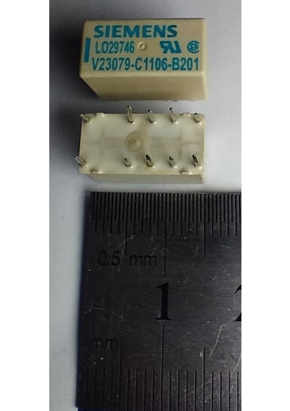 9V Tek Bobinli Çift Kontak Kilitli Röle V23079-C1106-B201