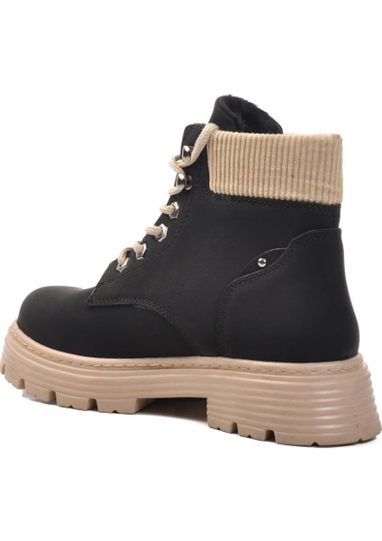 Ayakmod FO223 G Siyah-Bej Kadın Bot fırsatları